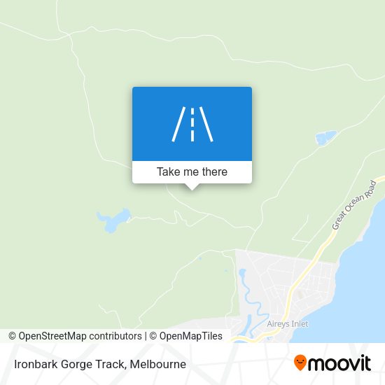 Ironbark Gorge Track map