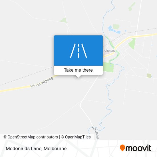 Mcdonalds Lane map