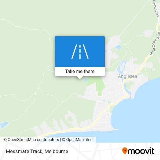 Mapa Messmate Track