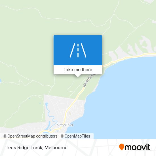 Teds Ridge Track map