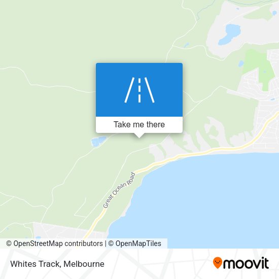Whites Track map