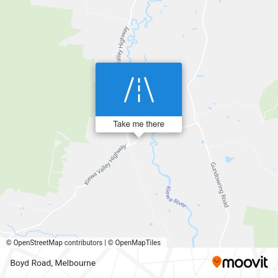 Boyd Road map