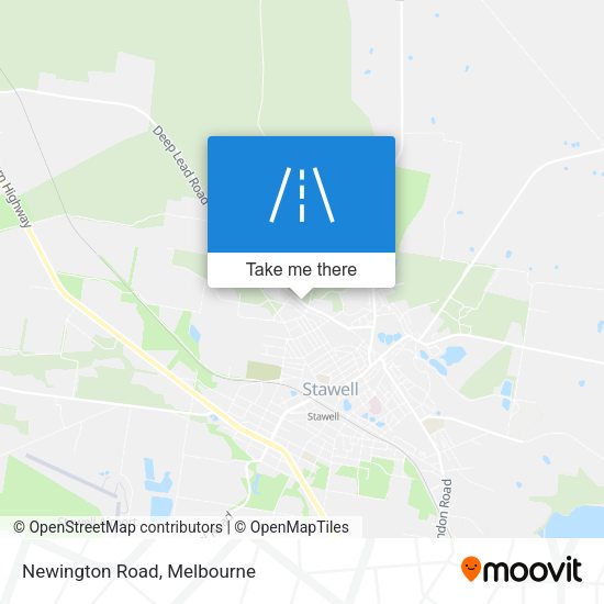 Newington Road map