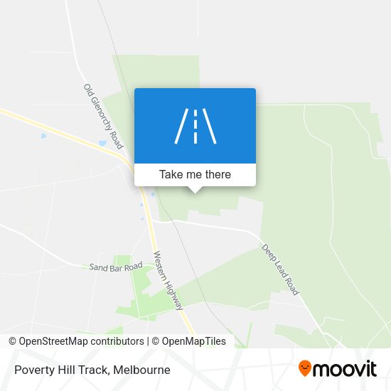 Poverty Hill Track map