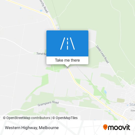 Western Highway map