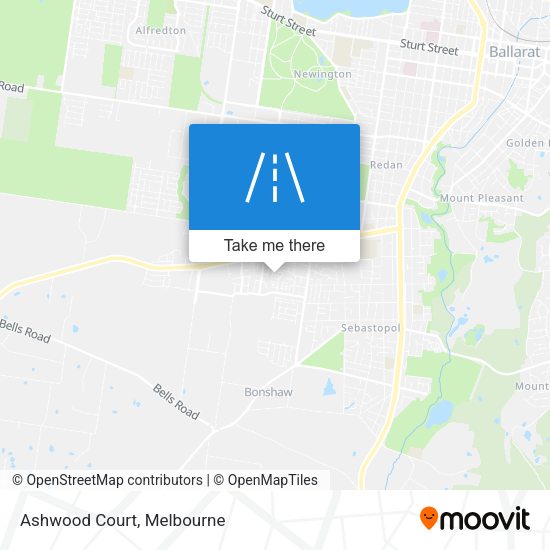 Ashwood Court map