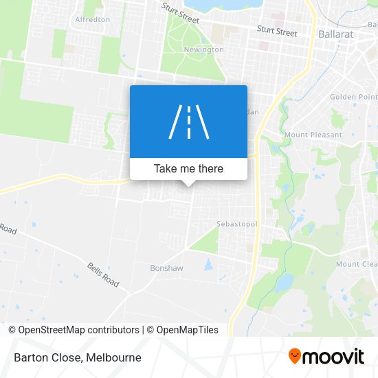 Barton Close map