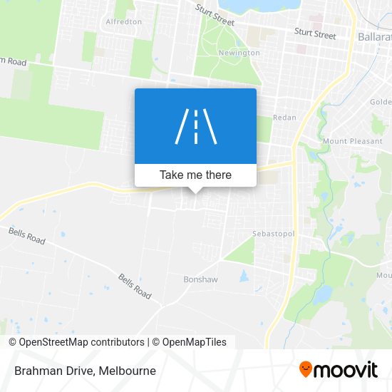 Brahman Drive map