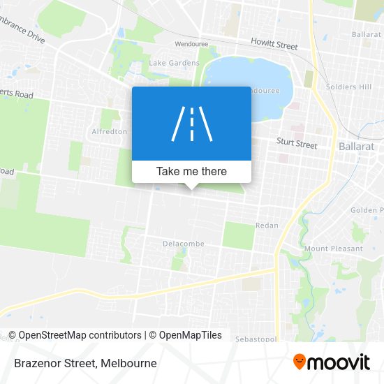 Brazenor Street map