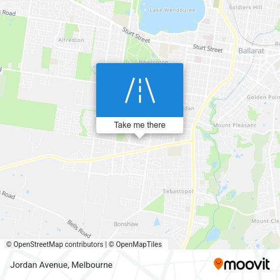 Jordan Avenue map