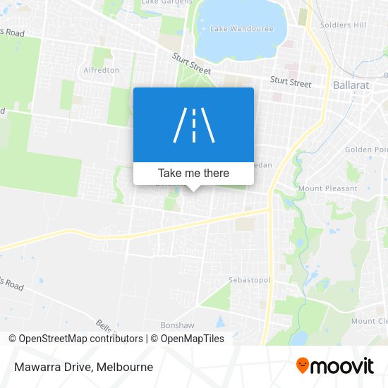 Mawarra Drive map