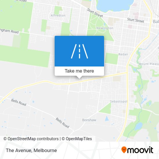 The Avenue map