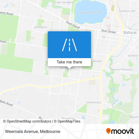 Weemala Avenue map