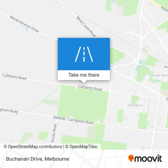 Buchanan Drive map