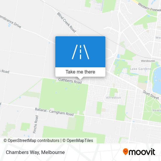 Chambers Way map