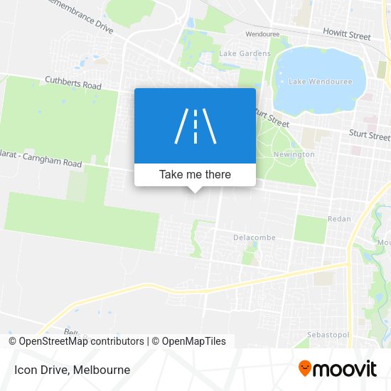 Icon Drive map