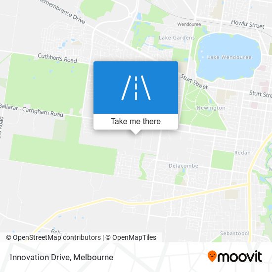 Innovation Drive map