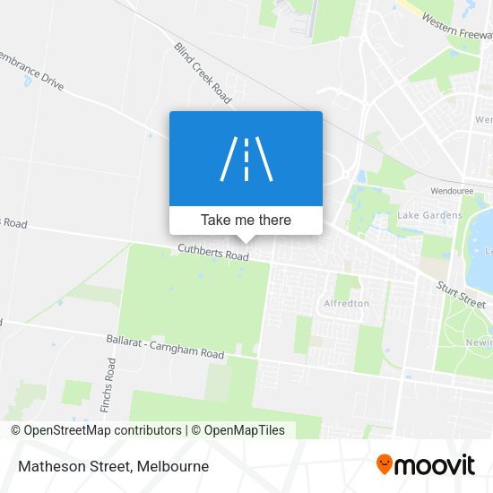 Matheson Street map