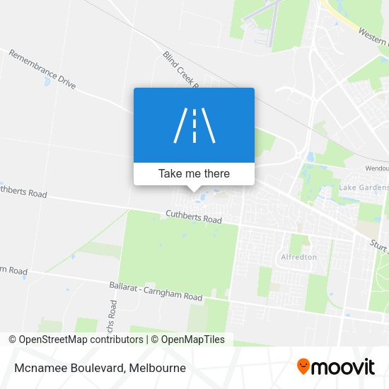 Mcnamee Boulevard map