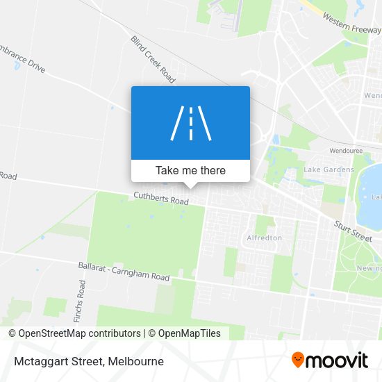 Mctaggart Street map
