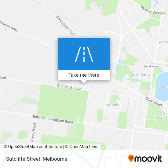 Sutcliffe Street map