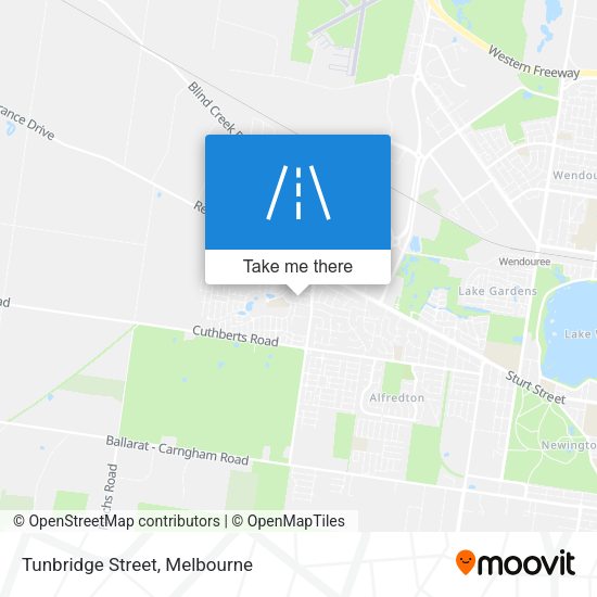 Tunbridge Street map