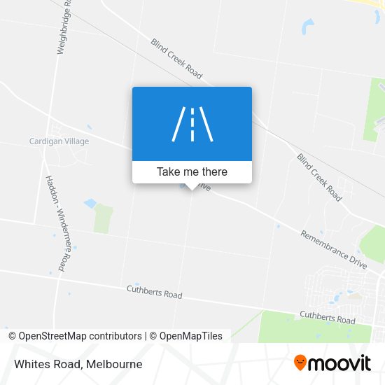 Whites Road map