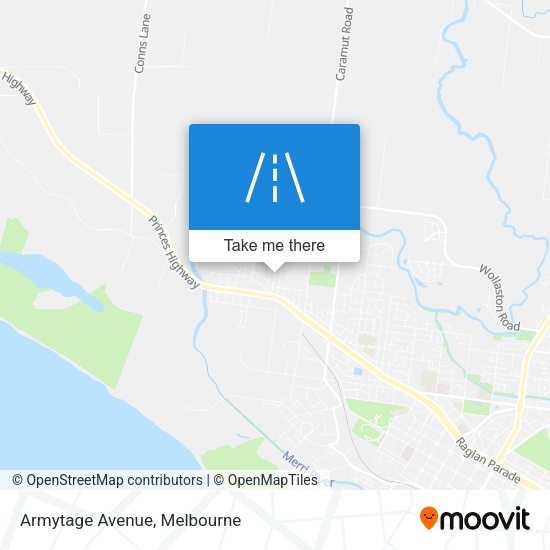 Armytage Avenue map