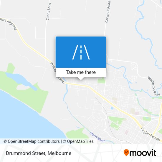 Drummond Street map