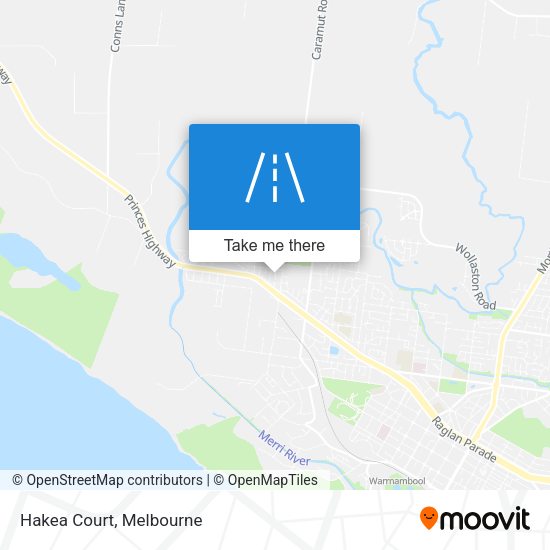Hakea Court map