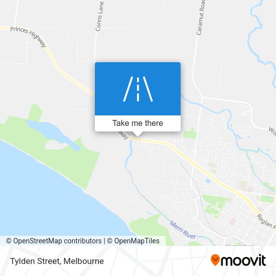 Tylden Street map