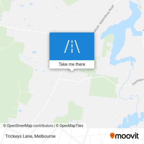 Trickeys Lane map