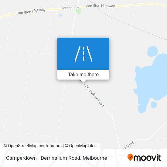 Camperdown - Derrinallum Road map
