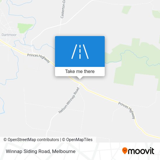 Winnap Siding Road map