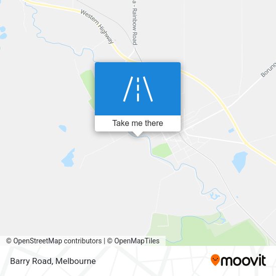 Barry Road map