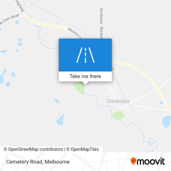 Cemetery Road map