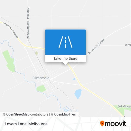 Lovers Lane map