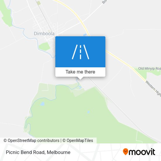 Picnic Bend Road map