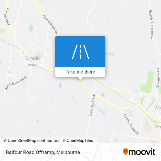 Balfour Road Offramp map