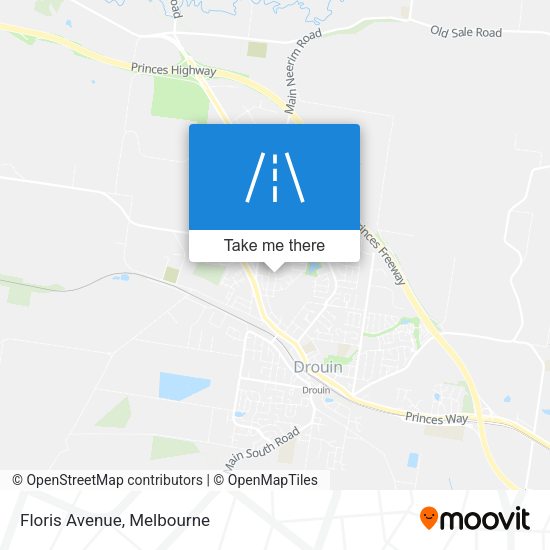 Floris Avenue map