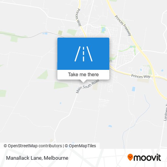 Manallack Lane map