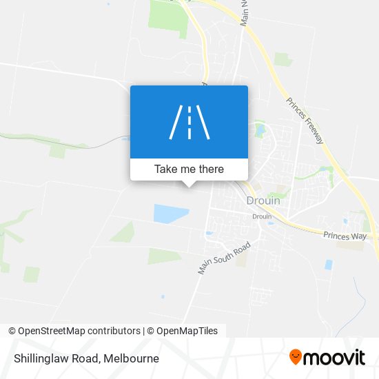 Mapa Shillinglaw Road