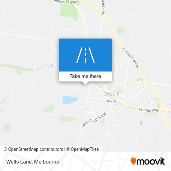 Wells Lane map