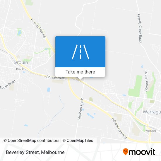 Beverley Street map