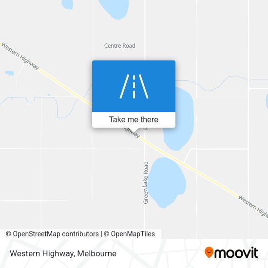 Western Highway map