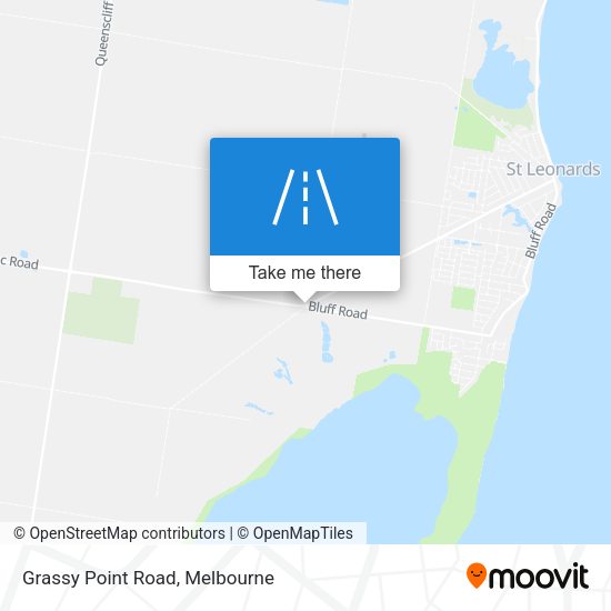 Grassy Point Road map