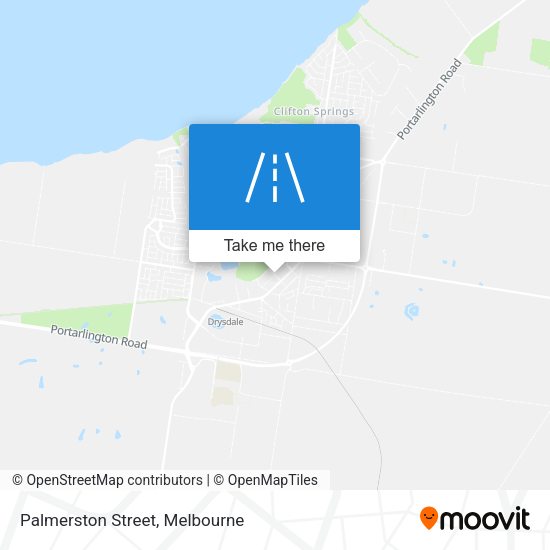Palmerston Street map