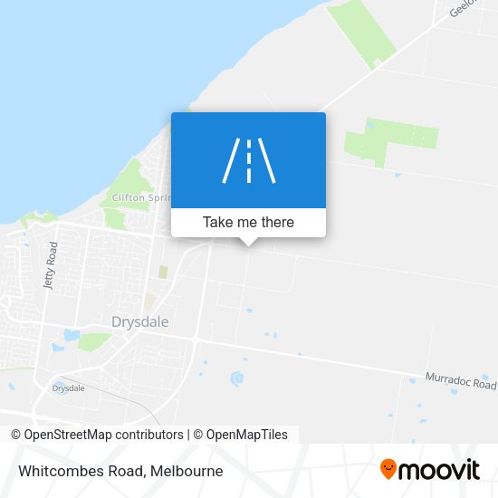 Whitcombes Road map
