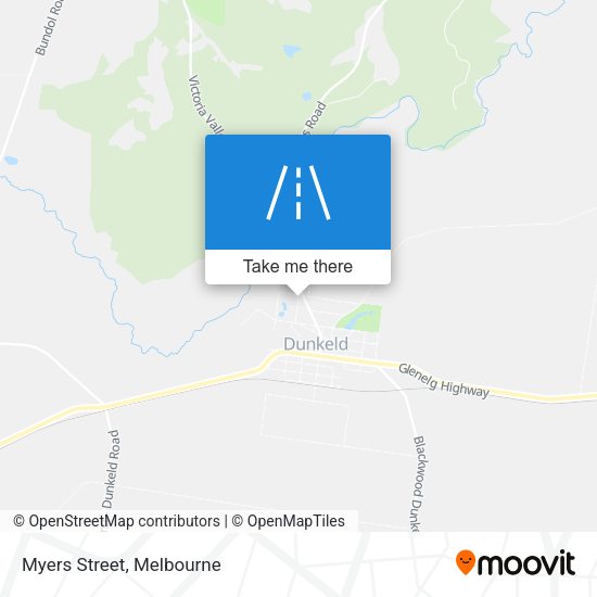Myers Street map