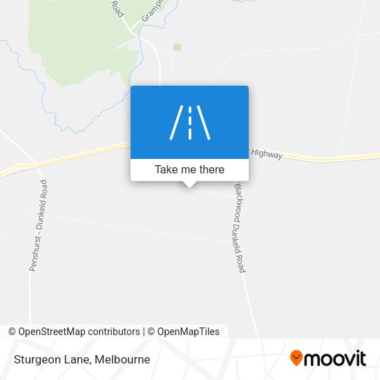Sturgeon Lane map